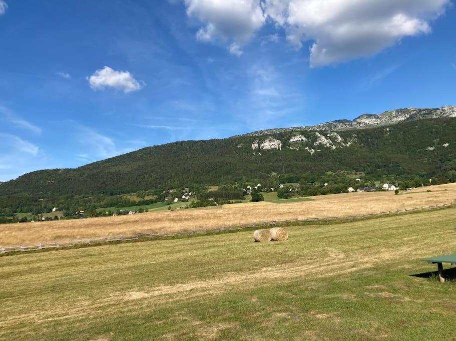 Chalet Cosy, Belle Vue, Dans Le Massif Du Vercors ลองส์ซองแวร์เคอร์ ภายนอก รูปภาพ